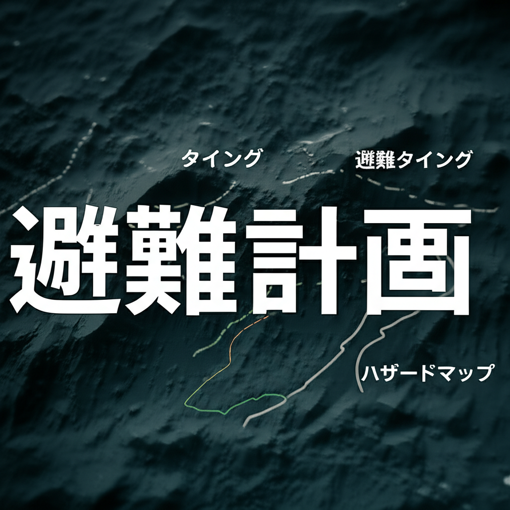 【完全保存版】家族を守る避難計画の作り方|いつ・どこに・どう避難するかの判断基準と実践ガイド