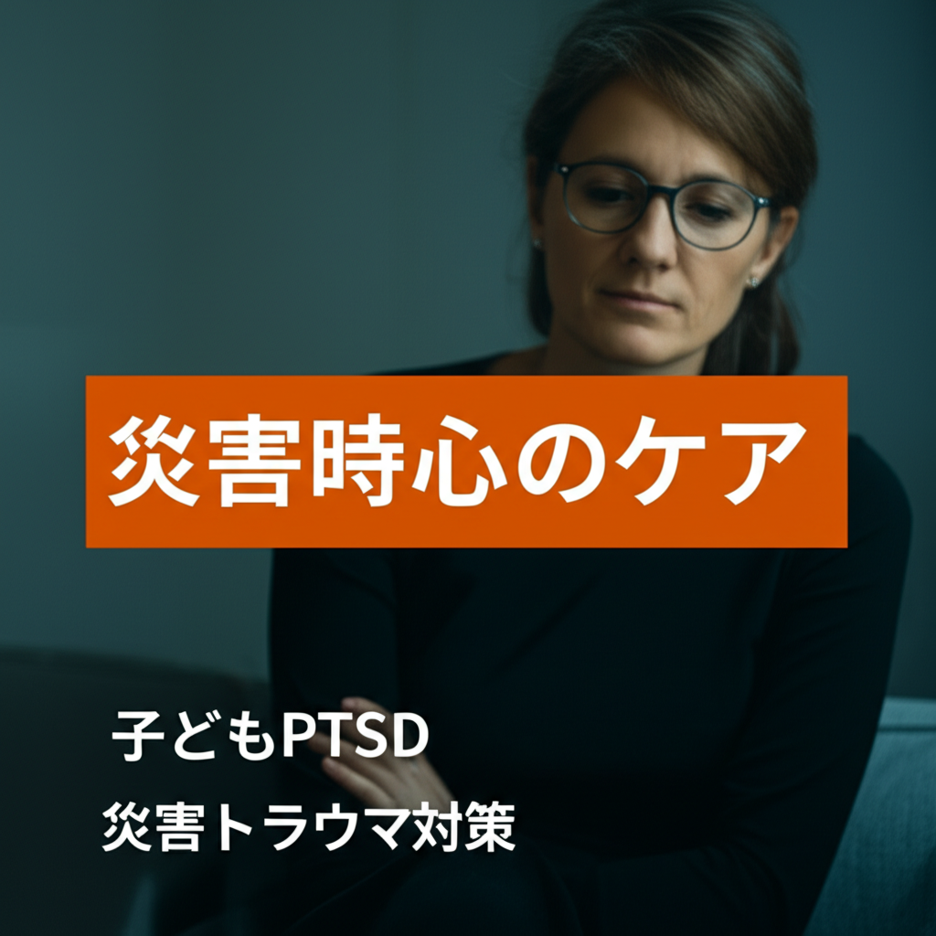 災害が子どもの心に与える深刻な影響とは？家族で実践したい心のケア完全ガイド【PTSD・トラウマ対策必読】