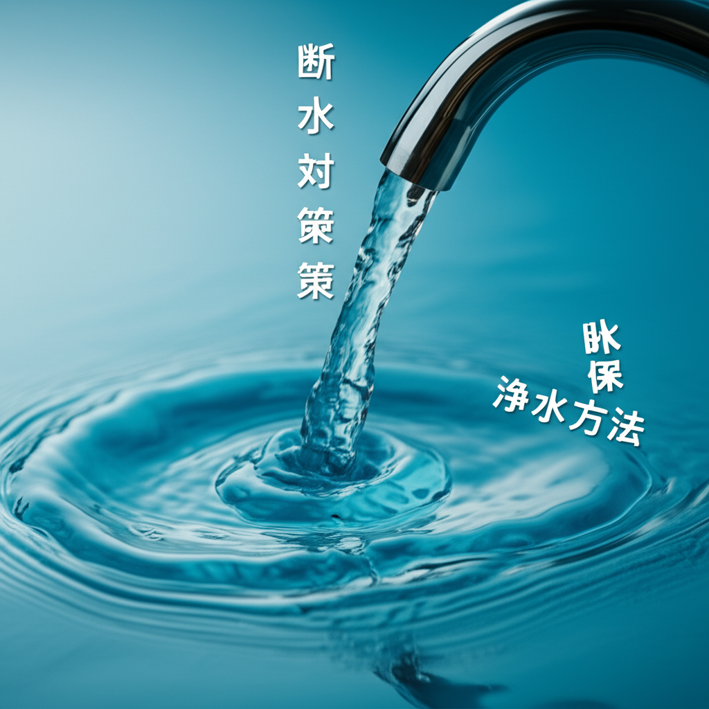 【完全版】断水対策で家族を守る！主婦が知るべき水確保から浄水まで失敗しない7つの方法