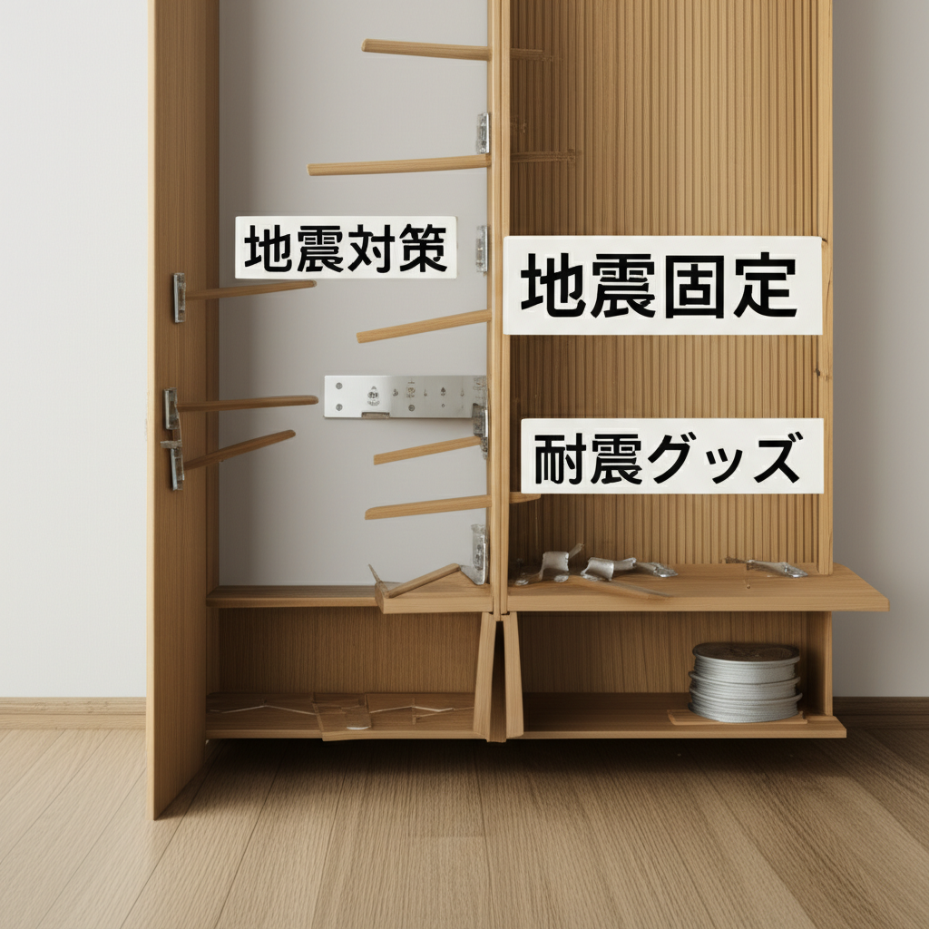 【5つの方法で完全解決】地震対策の家具固定完全ガイド！初心者でも簡単にできる耐震グッズの選び方と設置のコツ