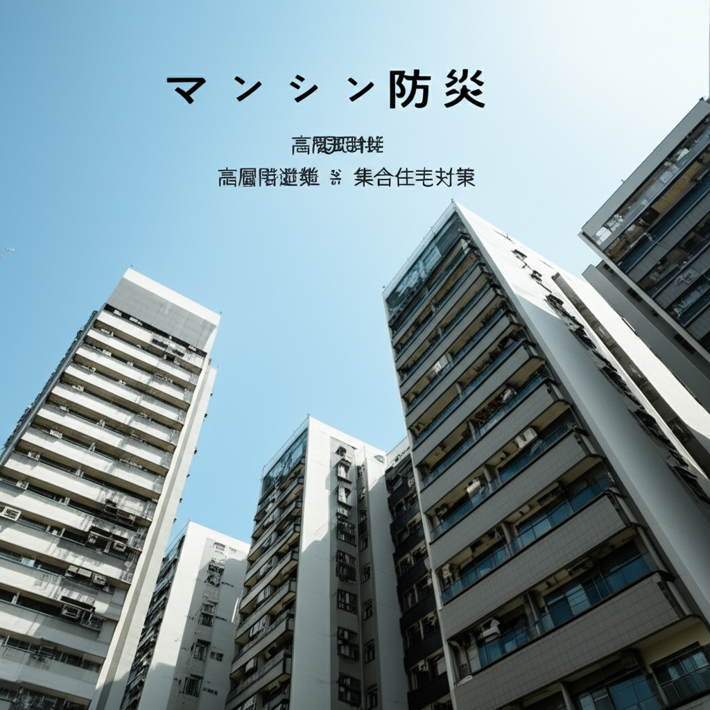 【完全保存版】マンション防災対策マニュアル!高層階避難と集合住宅での6つの生存戦略