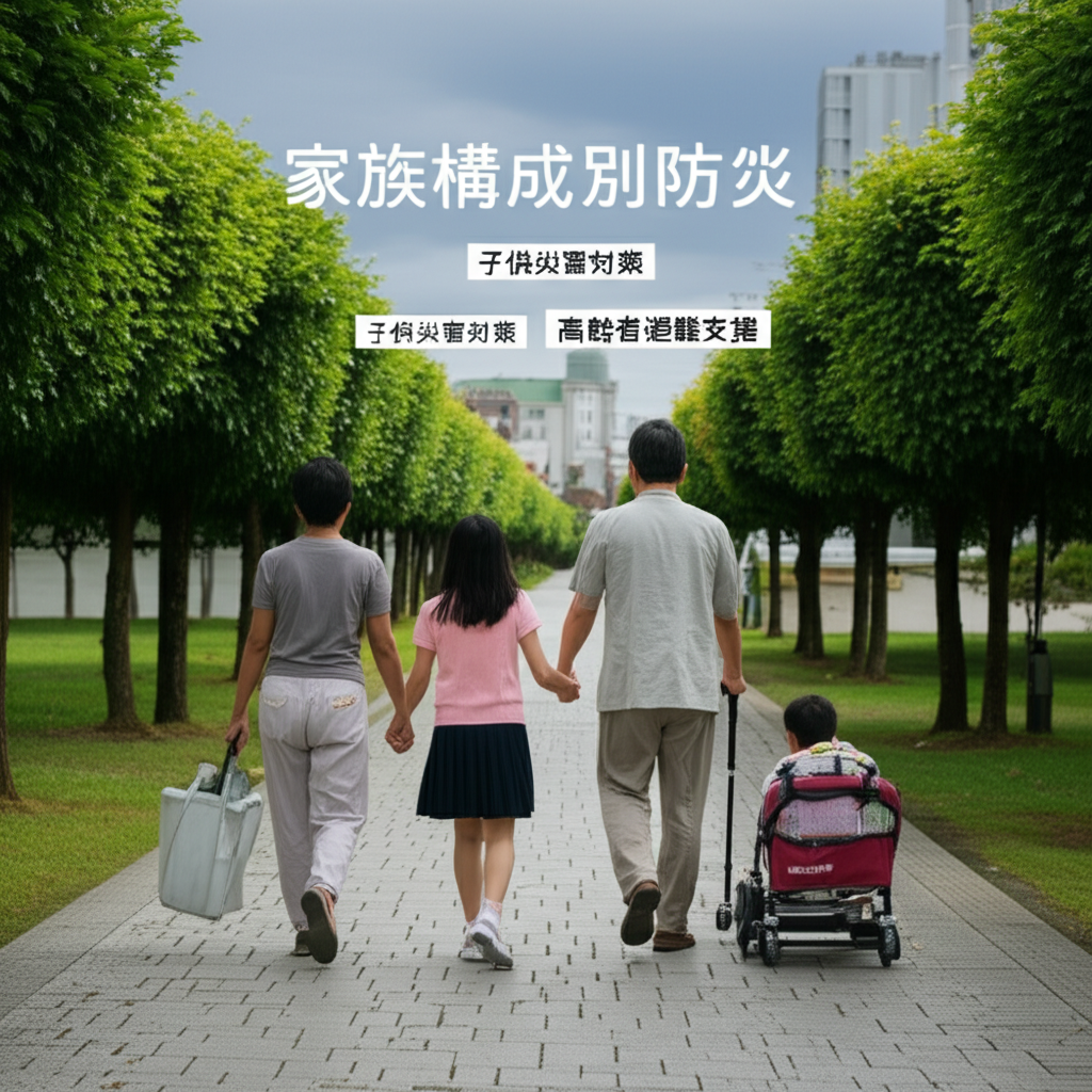 【完全ガイド】家族構成別防災対策:子供・高齢者・ペット安心の災害準備術
