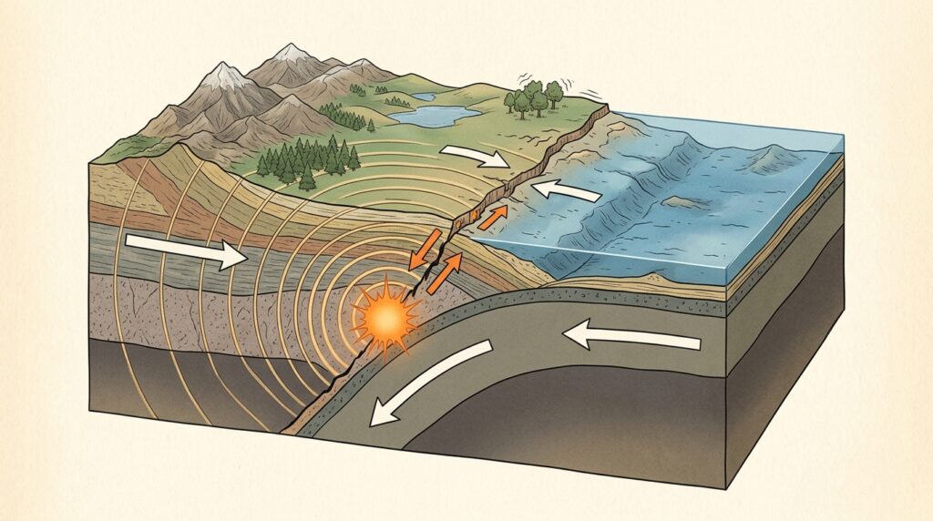 地震はなぜ起きる？海溝型・内陸型・火山性の違いと発生の仕組みを徹底解説