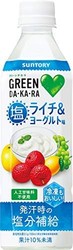 サントリー GREEN DAKARA 塩ライチ＆ヨーグルト味 490ml×24本