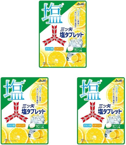 アサヒグループ食品 三ツ矢塩タブレット 54g×3