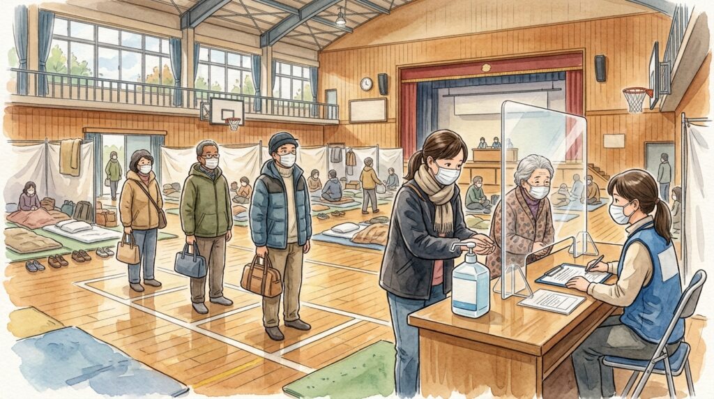 避難所で感染症を広げないために―「密」になる場所でできる対策まとめ